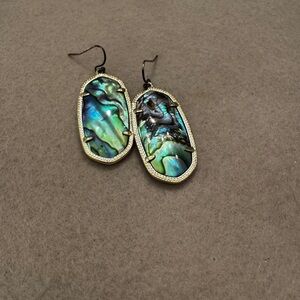Kendra Scott | Elle Gold Drop Earrings with Abalone Shell Inlay